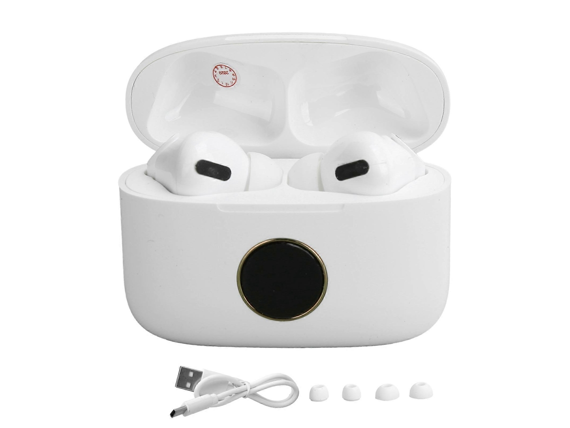 Fones De Ouvido Sem Fio Bluetooth Tws Com Display Digital, Controle Por Toque, Branco, Pacote Com 18 Ly Ebike