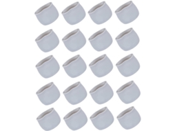 Conjunto De 50 Protetores Universais Silicone Para Pés Cadeiras, Almofadas Antiderrapantes Para Piso, Capas Protetoras