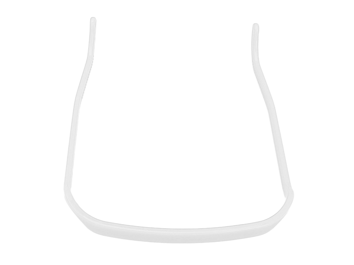 Elásticos invisíveis para cabelo, acessórios para cabelos cacheados e grossos, cor branca LAXISCREED
