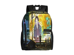 Mochila Cyberpunk Heroes G222 Para Escola E Trabalho, Leve E Impermeável, Mochila Estilosa Para Estudantes E Adultos E222