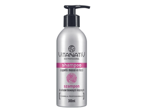 Advanced Curl Boost Shampoo For Natural Enhanced Waves, 300ml Vitanativ