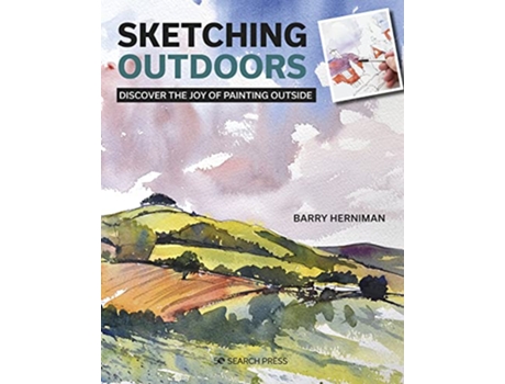 Livro Sketching Outdoors de Barry Herniman (Inglês)