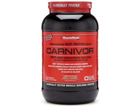 Suplemento Alimentar MUSCLEMEDS Musclemeds Carnivor Vanilla Caramel 1904 Gr