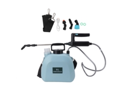 Pulverizador elétrico de mochila 2000mah, 5l, borracha antiderrapante, jardim e agricultura | S/MARCA