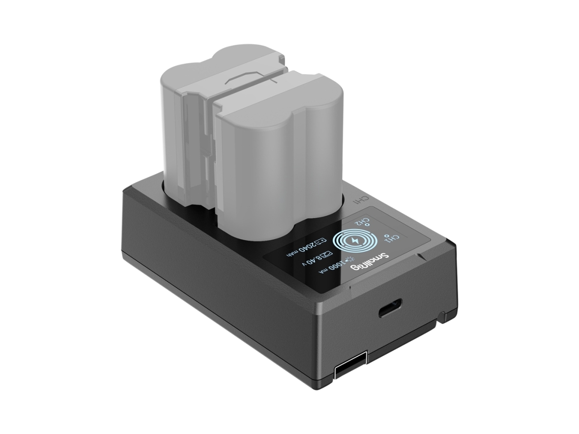 Carregador De Baterias Smallrig 4085 Para Baterias Np- W235