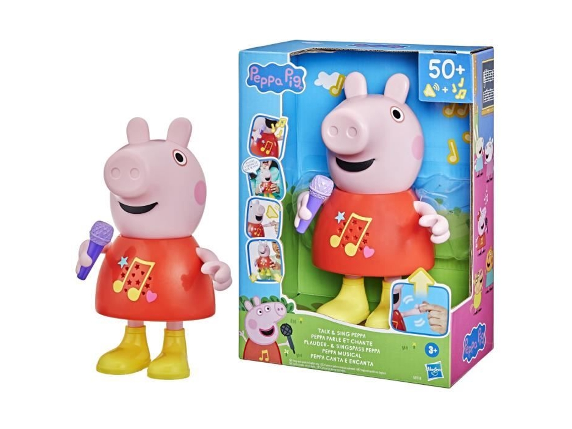 Peppa Pig Fala E Canta, Brinquedo Musical Com Mais De 50 Sons, Frases E Canções, Brinquedos Pré Escolares Para Meninas E Meninos Hasbro