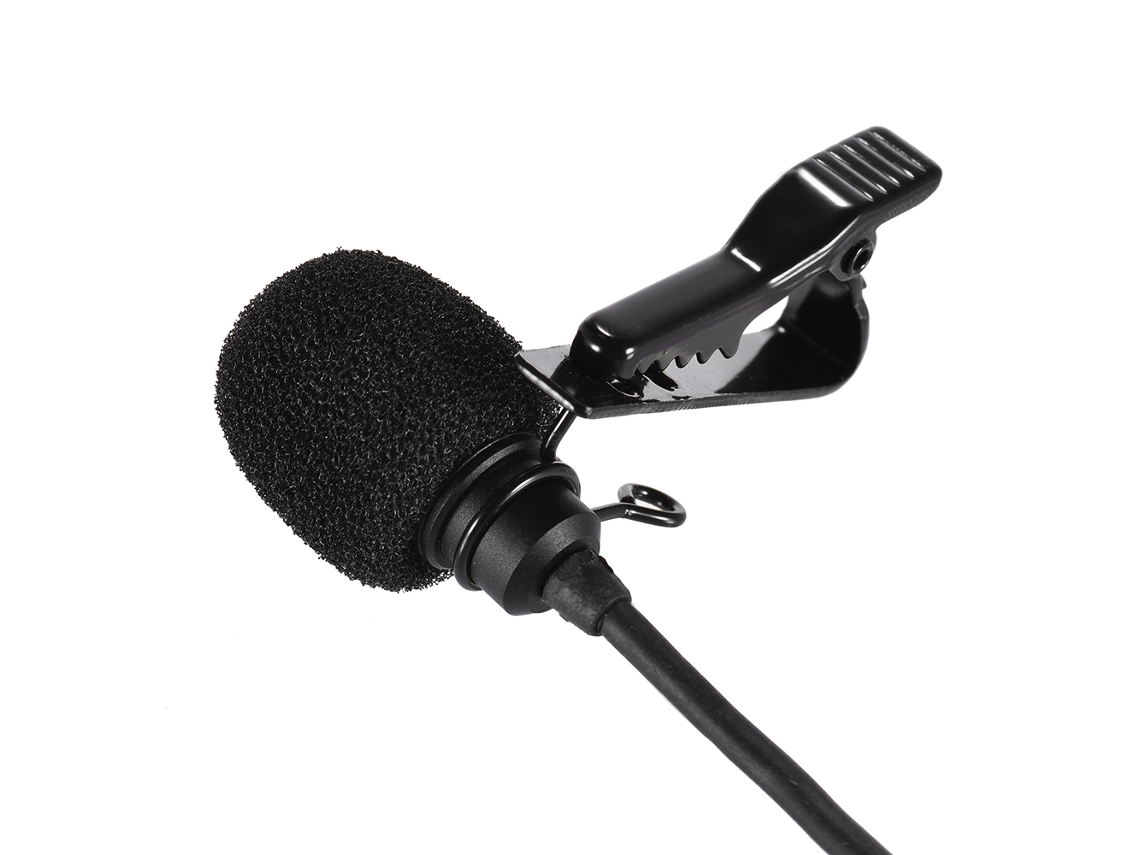 Micrófono Lavalier Dual Head 6m Clip-on Omnidireccional Para Cámara Canon Sony A7 A6300 Iphone 6 6plus Entrevista Live