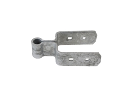 Dobradiça de Portão Curta Galvanizada com Fita Dupla 13 Cm para Vedação Inglesa com 72 Mm de Espessura Por Peça WOVAR