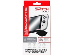 Protector Ecrã Vidro Temperado BLACKFIRE SET Nintendo Switch