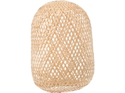 Enfeite Decorativo para Pendurar, Feito de Bambu Natural Trançado, com Design Vazado, 18 Cm de Diâmetro X 25 Cm de Altura, Leve. SFUSHOS