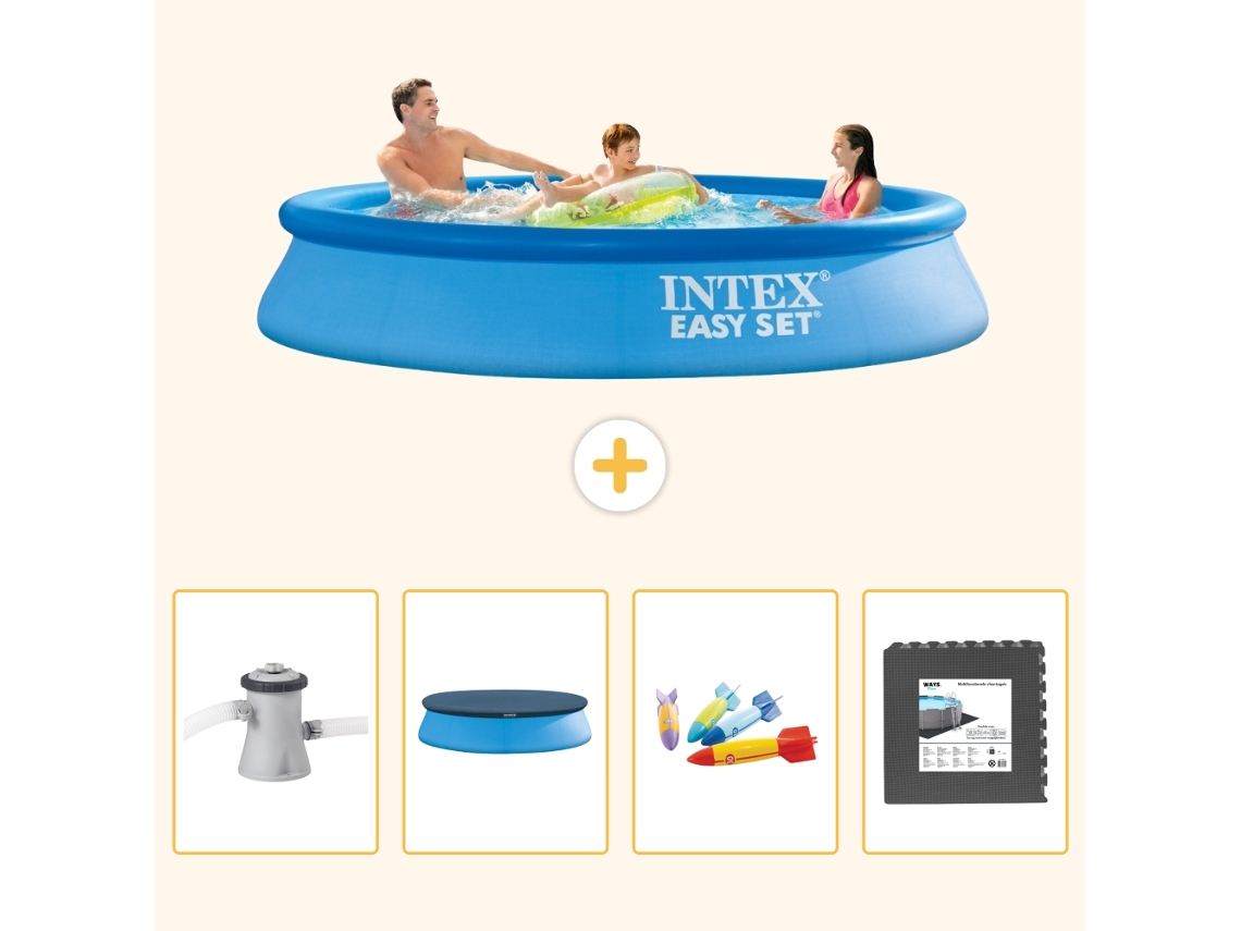 Intex Piscina Easy Set Redonda - 305x61 Cm - 5-peças S317