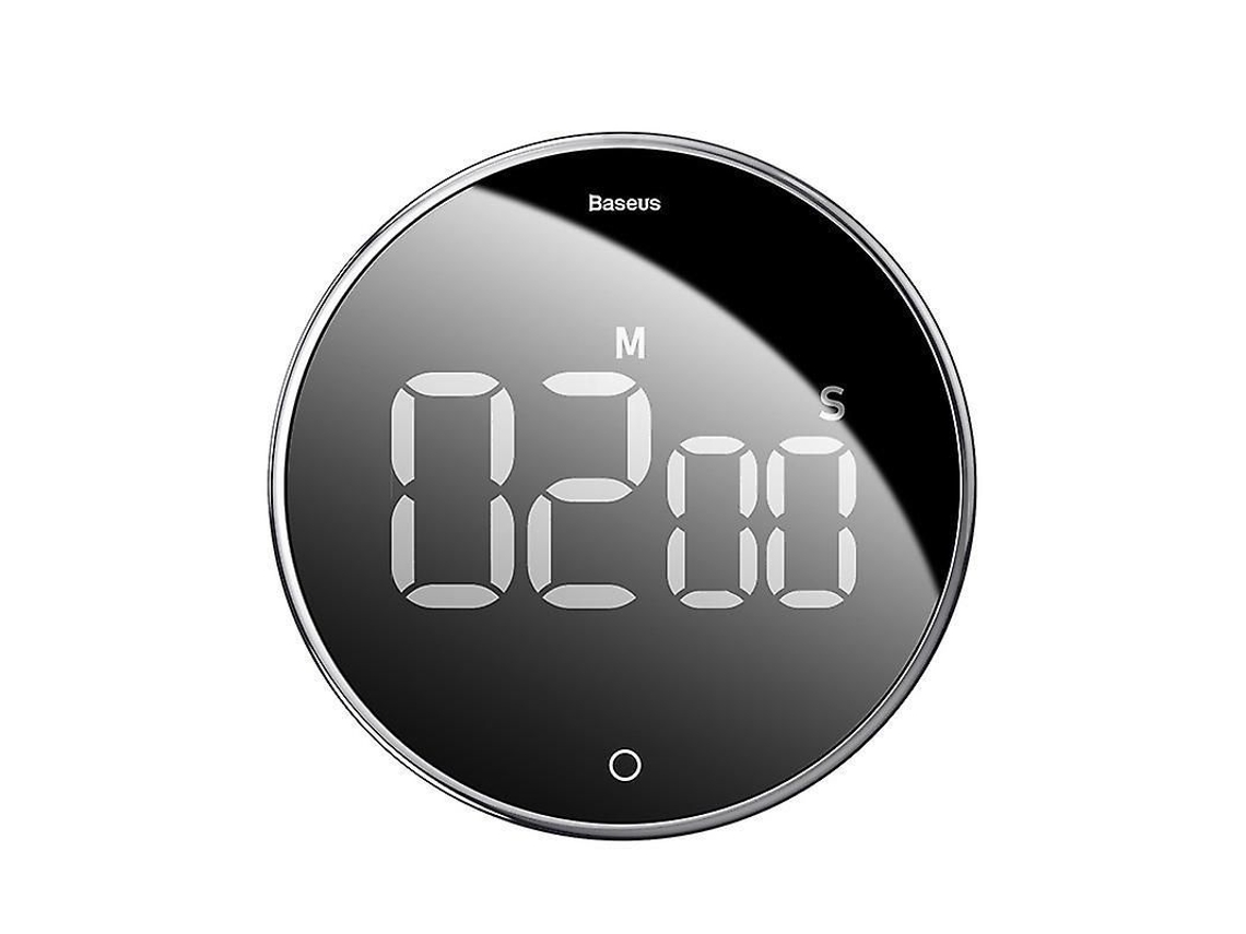 Temporizador Silencioso Com Display Claro, Magnético E Material Abs Premium - Ideal Para Cozinha E Atividades Diárias