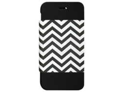 Capa iPhone 6, 6s, 7, 8 I-PAINT Folio Waves Preto