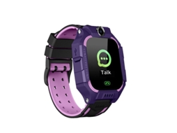 Relógio Inteligente Infantilrelógio Com Câmera De Celular Simcartão Gps Sosrelógio De Presente À Prova Dágua Roxo SUNNY SPACES