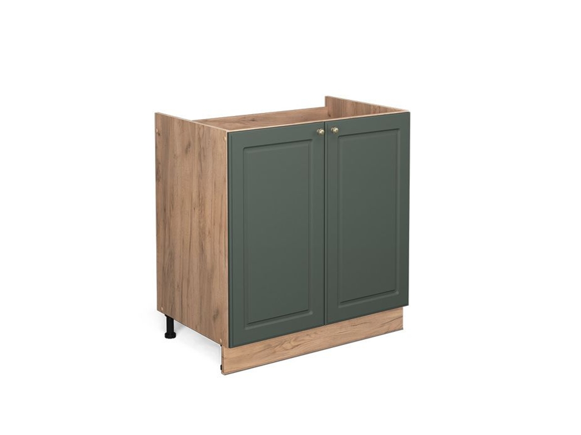Armário baixo Vicco Fame-Line, Country Gold Green, 80 cm, Mármore PA