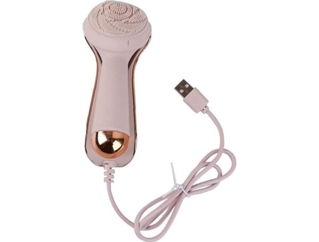 Escova de limpeza facial elétrica silicone rosto purificador beleza pele dispositivo carregamento base para removedor maquiagem RUNFON