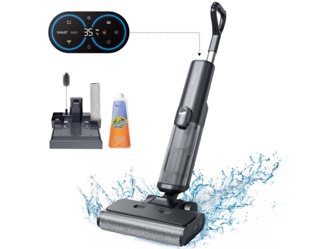 Proscenic F20 A - Aspirador Lavador Sem Fio 3 Em 1 - Limpador Seco/úmido - 200w - Auto Limpeza - Grande Reservatório - Tela Led - 15kpa