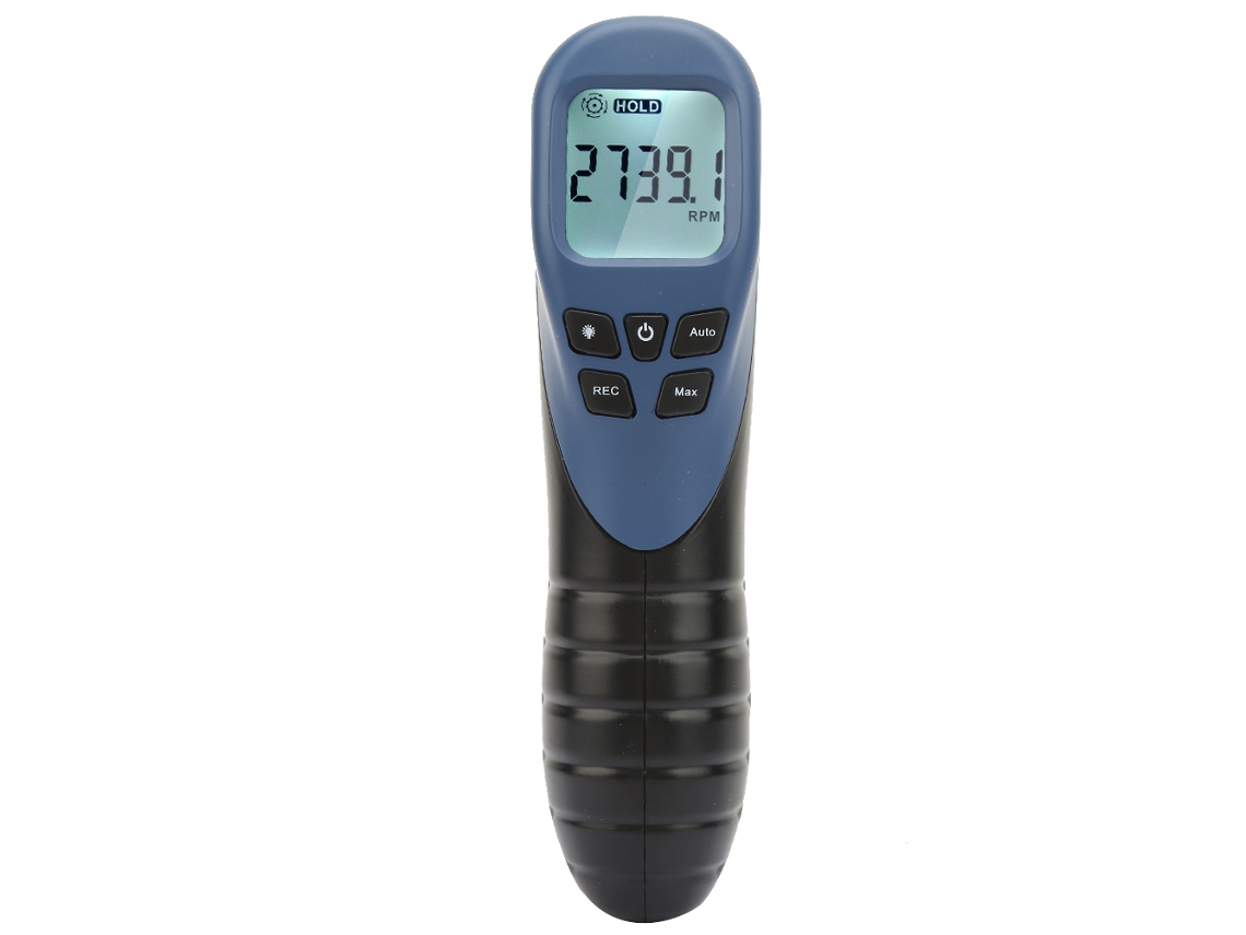 Tacômetro Digital YURU portátil, RPM de 2,5 a 99999, com LCD