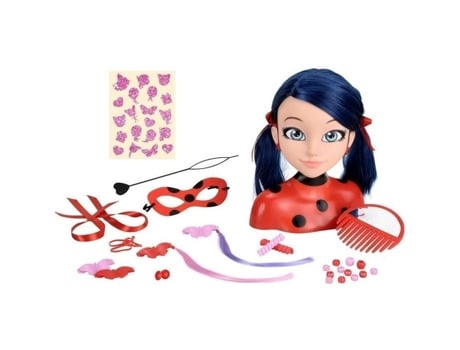 Bandai Miraculous Ladybug Estilo Cabeça Vermelha Miraculous Licenciado para Crianças de 4 Anos ou Mais