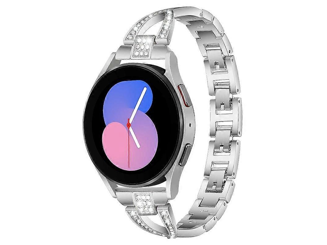 Pulseira De Relógio De Metal Com Diamante Em Formato De X E Fileira Única Xdfind