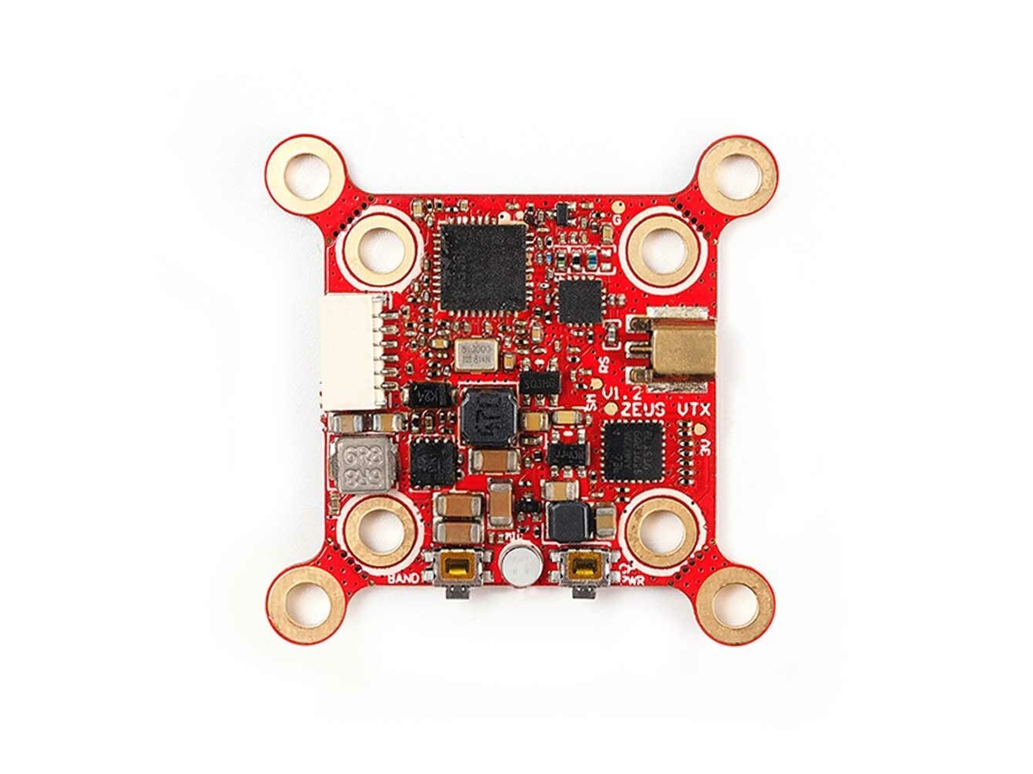 Transmissor Fpv Hglrc Zeus Vtx 5.8g 40ch Pit/25/100/200/400/800mw Montagem 20x20/30x30mm Microfone Embutido Drone Fpv MDUG