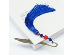 Marcador de Livro Tassel Clássico Chinês Metal Retro 4