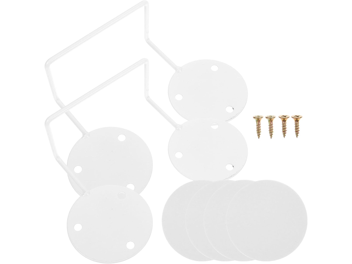 Clipes De Suporte Para Colchão Uonlytech, Antiderrapantes, 2 Peças, Aço Inoxidável, Brancos, Duráveis E Fáceis De