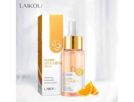 Vitamina C Clareamento Soro Facial Remover Olheiras Desaparecer Sardas Manchas Melanina Hidratante Iluminando Essência Facial Laikou