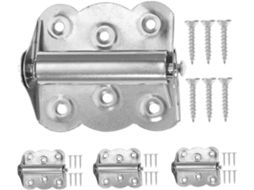 Conjunto De 4 Dobradiças Aço Inoxidável Para Portas Tela, Com