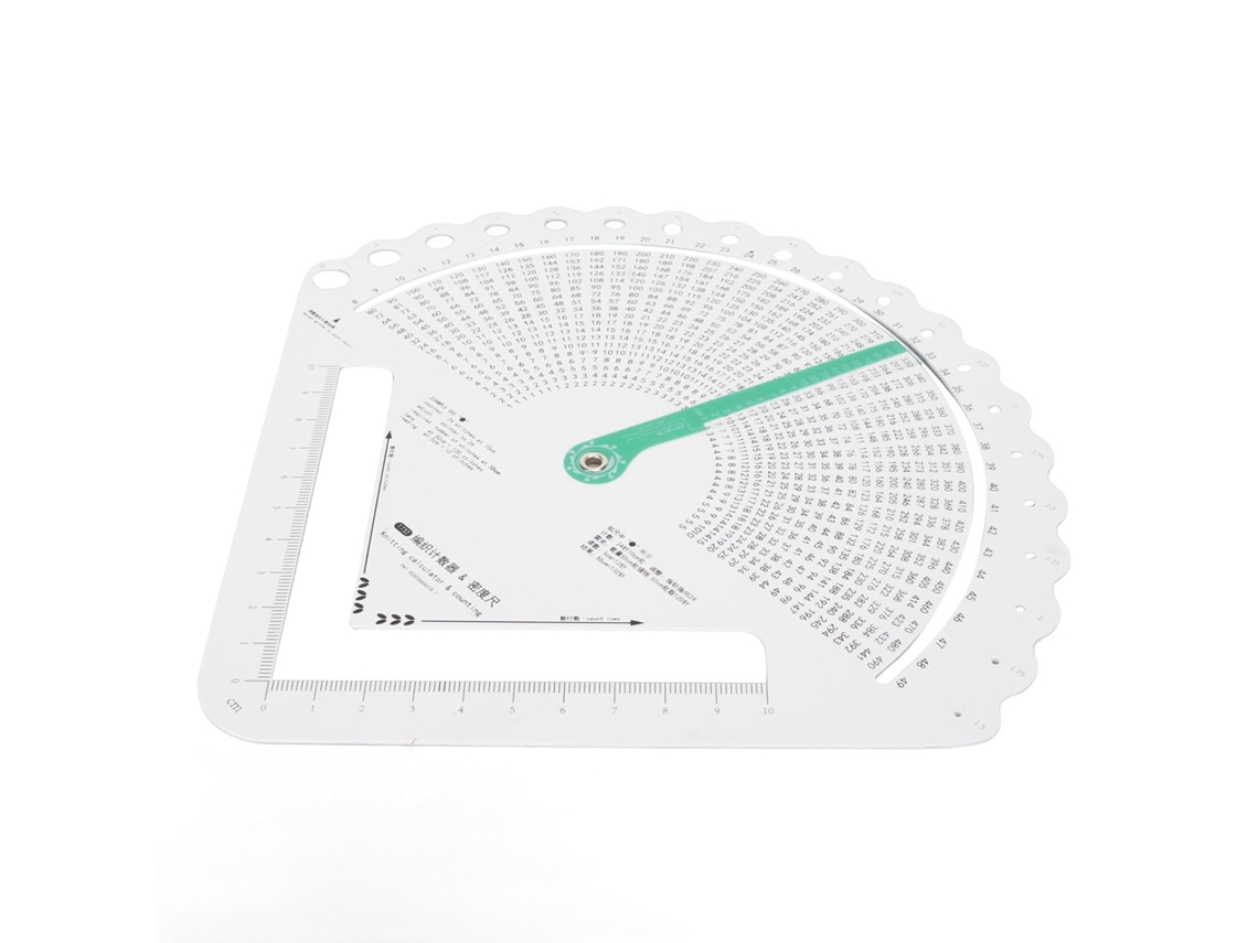 Calculadora De Pontos Tricô, Régua Fácil Ler Para Ensino E Bordado, 1