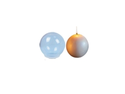 Molde Esférico De Silicone Para Velas E Sabonetes Vayotoy