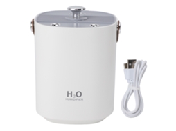 Humidificador de ambiente portátil LAXISCREED com dupla saída de névoa, capacidade de 1.2L para escritório e quarto LAXISCREED