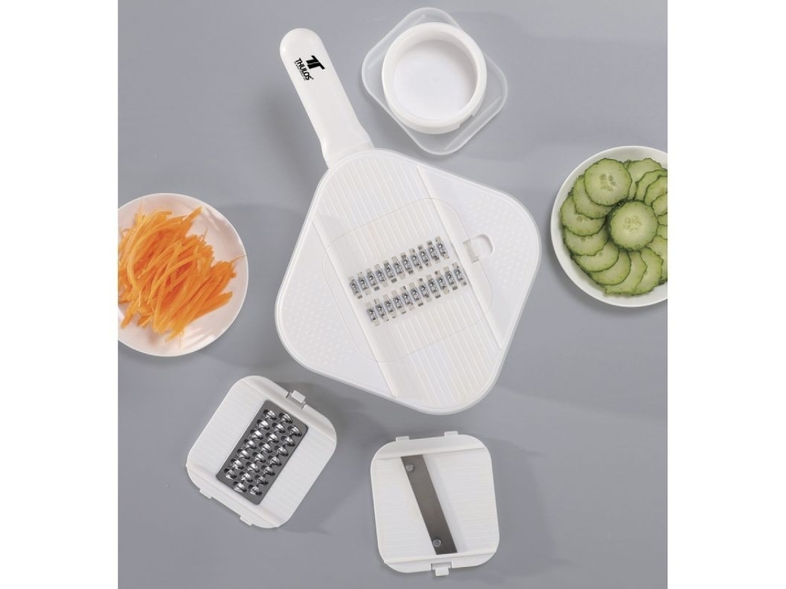 Cortador Multifuncional: Ralar Desfiar e Cortar Simplifique As Tarefas Da Sua Cozinha com O Cortador Multifuncional THULOS . Projetado para Ralar