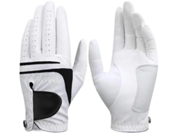 Luvas de Golfe masculinas em couro, respiráveis, antiderrapantes, para treino de swing, S/MARCA