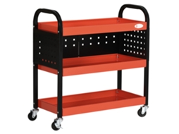 Carro De Ferramentas Aço Cor Vermelho 75x35x80 Cm Durhand