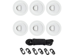 Argolas em D, Almofada, Corda Elástica, Aço Inoxidável, Pvc SFUSHOS