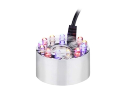 Generador De Niebla Com 12 Luzes Led De Cor Muda Para Fontes Piscinas Aquários Humidificador Ultrassônico 220-240v