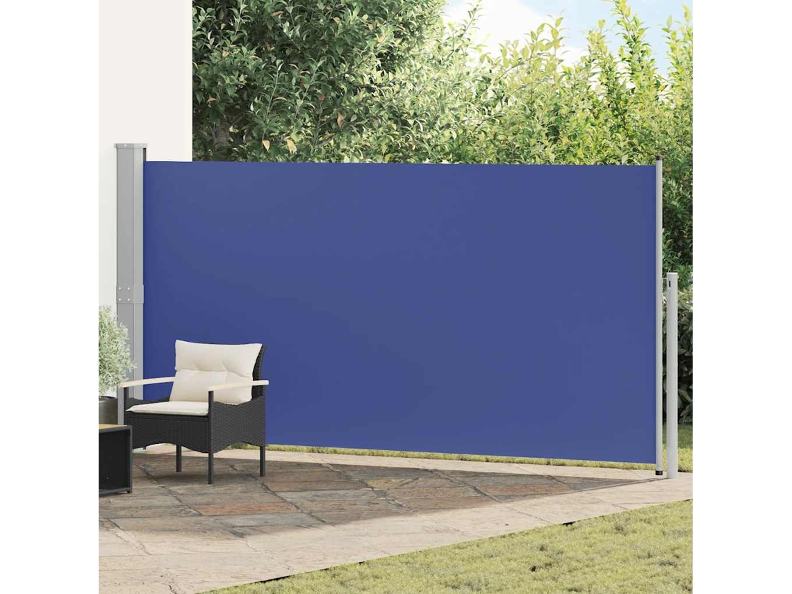 Vidaxl Toldo Lateral Retrátil 160 X 500 Cm Azul