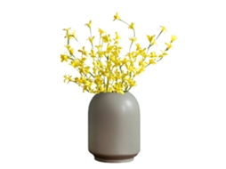 Laxiscreed Planta Artificial De Jasmin De Inverno Em Pe – Resistente À Água Para Decoração Interna E Externa