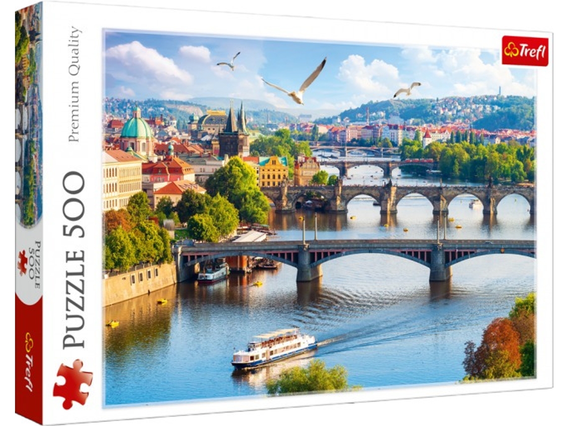 Puzzle TREFL Prague, Czech Republic (Idade Mínima Recomendada: 12 Anos  - 500 Peças)