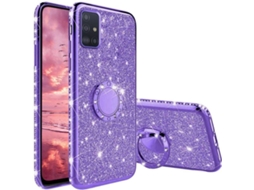 Capa Samsung Galaxy A71 HONGWE. Roxo