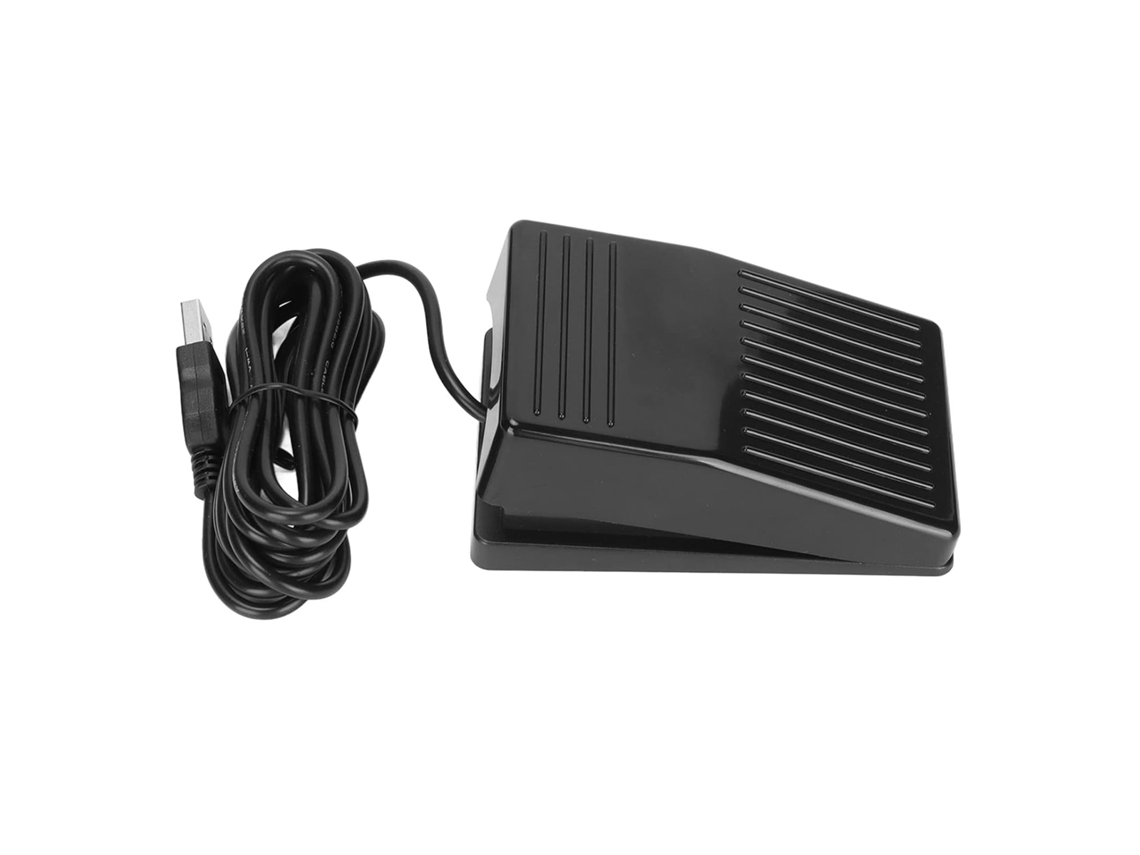Pedal Multifuncional Usb Para Pc Com Cabo De 2 Metros, Fácil De Programar.