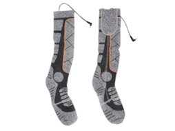 Calcetines Calientes De Algodón Con 3 Velocidades Elásticos Unisex Gris Oscuro Batería Para Camping Pesca Ciclismo