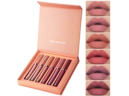 Kit De Batons De Lèvres Para Mulheres À Prova D'água Duradouro
