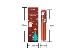 Batom Hidratante Impermeável De Longa Duração Com Brilho Suave E Cor Linda - Presente De Natal