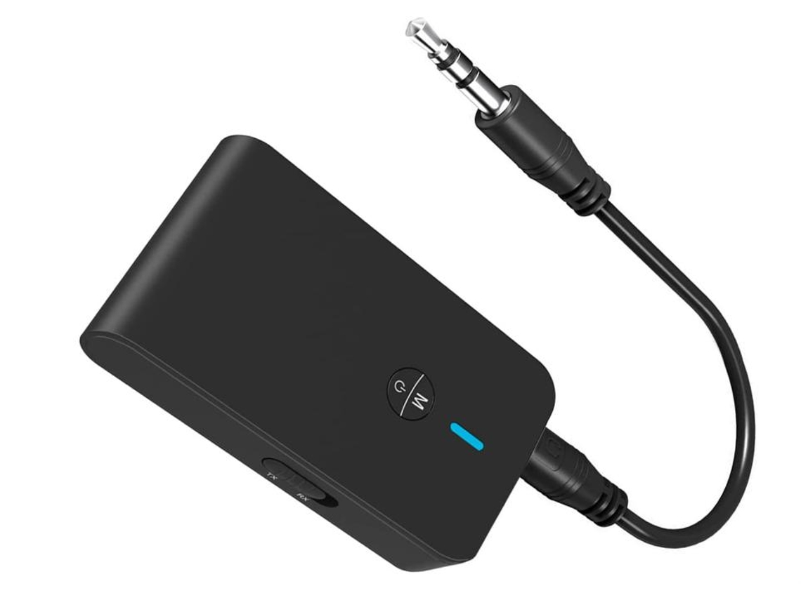 Transmissor/receptor Bluetooth Yizhood Bt 6 3.5mm 3 Em 1 Preto
