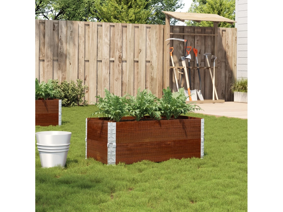 Vidaxl Vaso/floreira Para Jardim 100x50 Cm Pinho Maciço Castanho