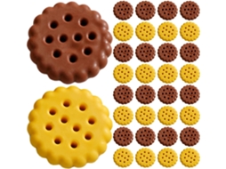 Conjunto de 60 Borrachas em Miniatura 3d para Biscoitos CHABERLU