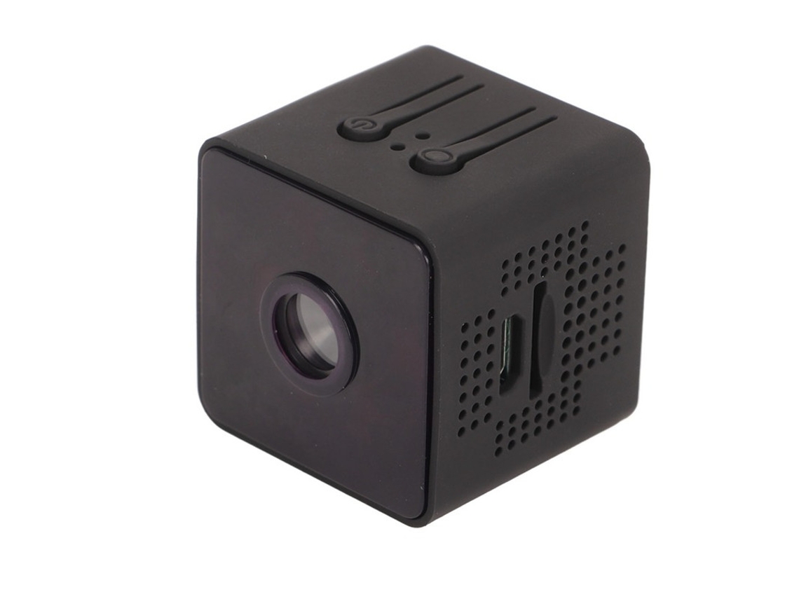 Mini Câmera Wifi Sem Fio, Hd 1080p, Visão Noturna Yizhood (preto)
