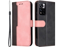 Capa Xiaomi Redmi Note 11 Pro HFS-HOUSE Couro Pu (Rosa)